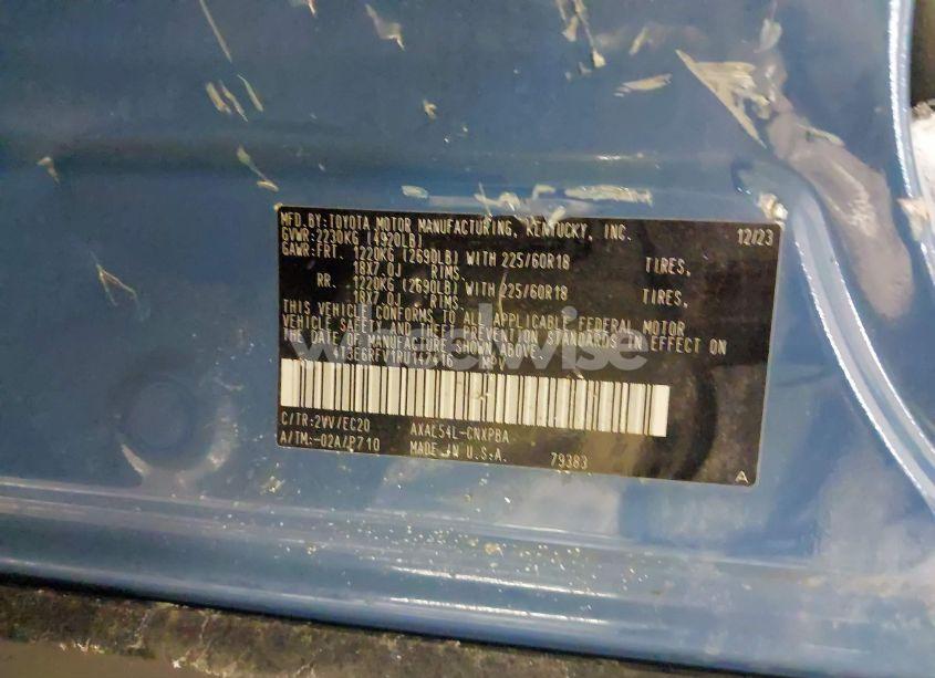 Photo 9 of 2024 Toyota Rav4 HYBRID XSE (VIN 4T3E6RFV1RU147416)