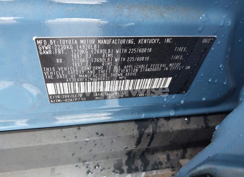 Photo 9 of 2022 Toyota Rav4 HYBRID XSE (VIN 4T3E6RFV2NU086832)