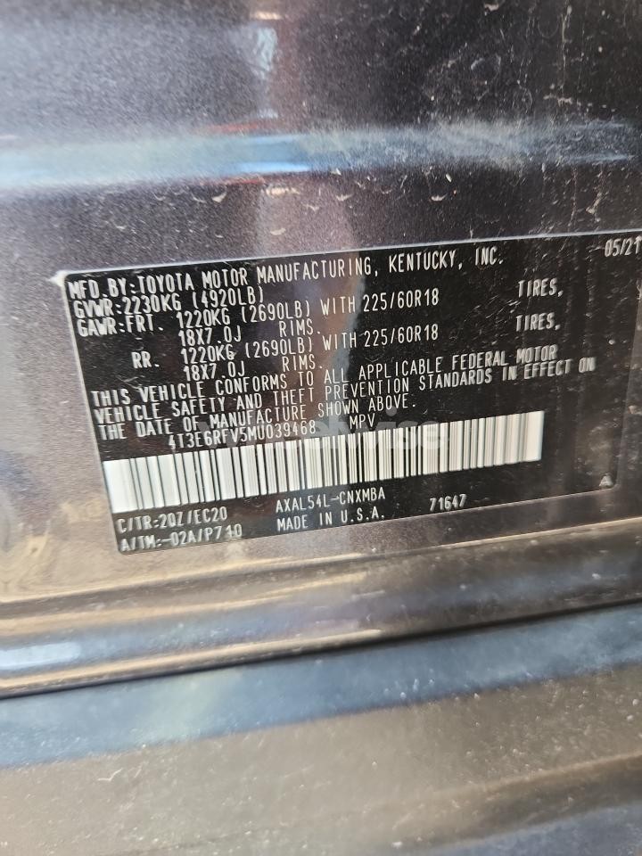 Photo 13 of 2021 TOYOTA RAV4 XSE (VIN 4T3E6RFV5MU039468)