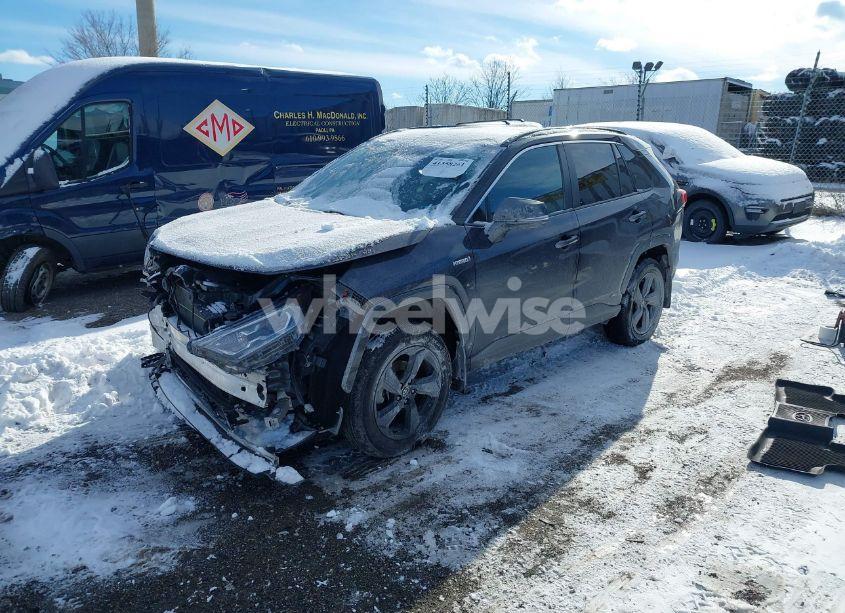 Photo 2 of 2021 Toyota Rav4 HYBRID XSE (VIN 4T3E6RFV6MU043125)