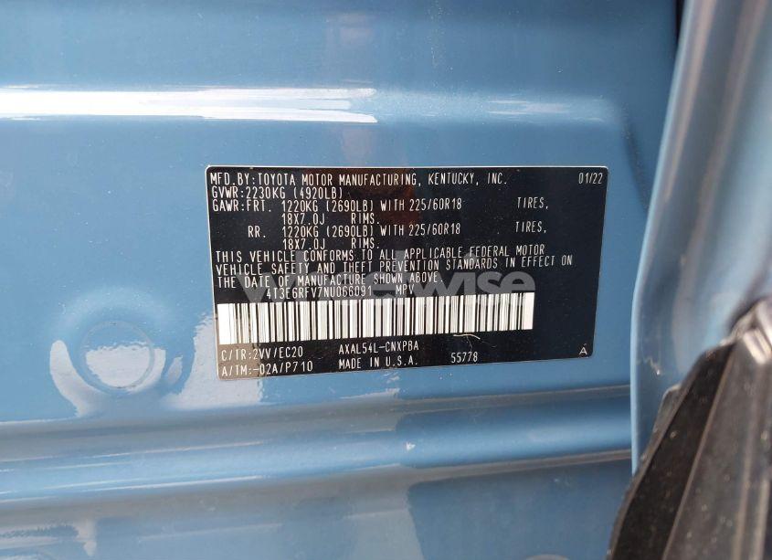 Photo 9 of 2022 Toyota Rav4 HYBRID XSE (VIN 4T3E6RFV7NU066091)