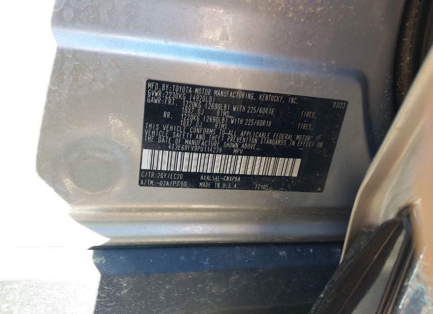 Photo 9 of 2023 Toyota Rav4 HYBRID XSE (VIN 4T3E6RFV9PU114239)