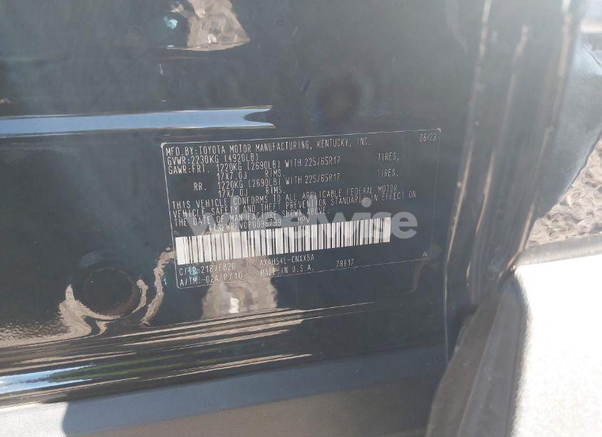 Photo 9 of 2023 Toyota Rav4 HYBRID LE (VIN 4T3LWRFV0PU096799)