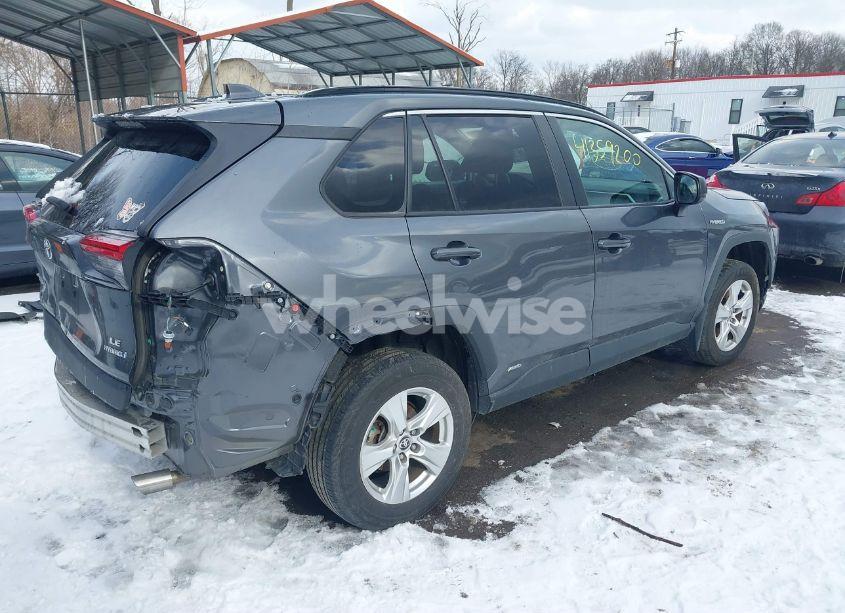 Photo 4 of 2021 Toyota Rav4 HYBRID LE (VIN 4T3LWRFV1MU025476)