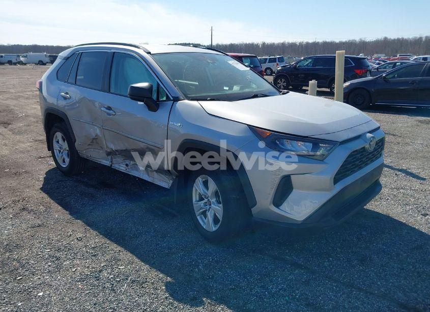 2021 Toyota Rav4 HYBRID LE (VIN 4T3LWRFV2MU025129) main photo