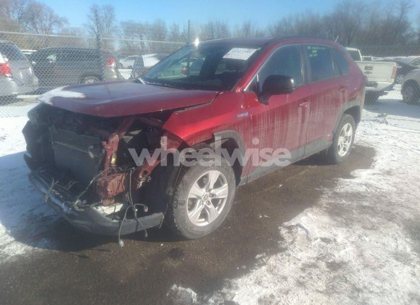 Photo 2 of 2021 Toyota Rav4 HYBRID LE (VIN 4T3LWRFV3MU043560)