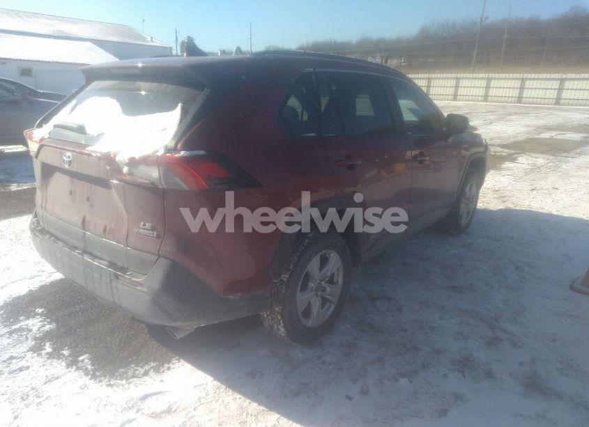 Photo 4 of 2021 Toyota Rav4 HYBRID LE (VIN 4T3LWRFV3MU043560)