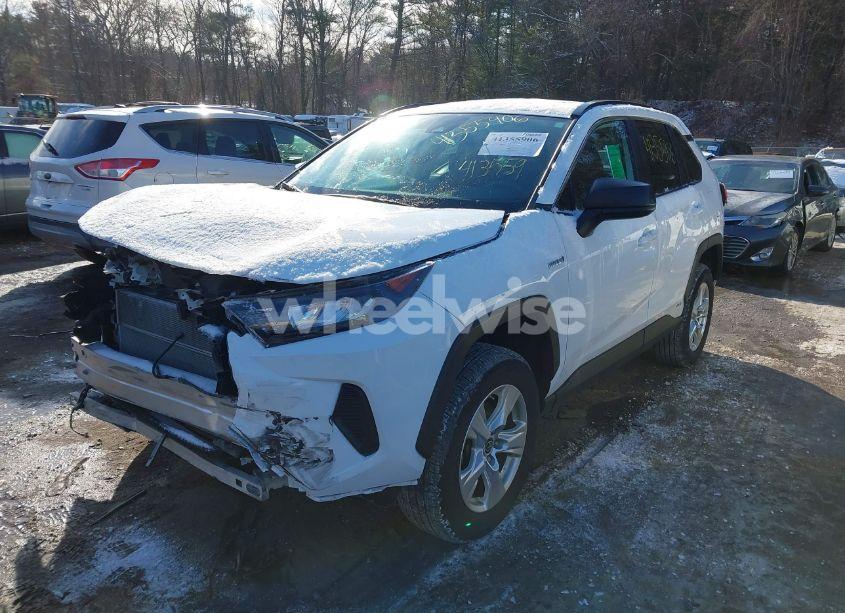 Photo 2 of 2021 Toyota Rav4 HYBRID LE (VIN 4T3LWRFV7MU022081)