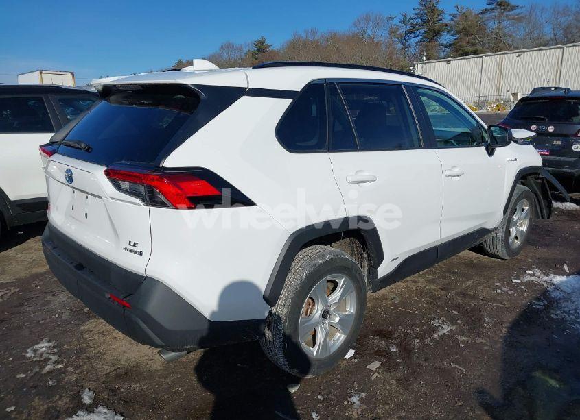 Photo 4 of 2021 Toyota Rav4 HYBRID LE (VIN 4T3LWRFV7MU022081)
