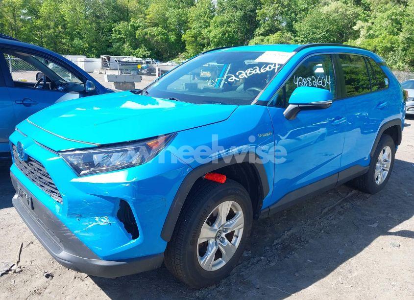 Photo 2 of 2021 Toyota Rav4 HYBRID LE (VIN 4T3M6RFV1MU018418)