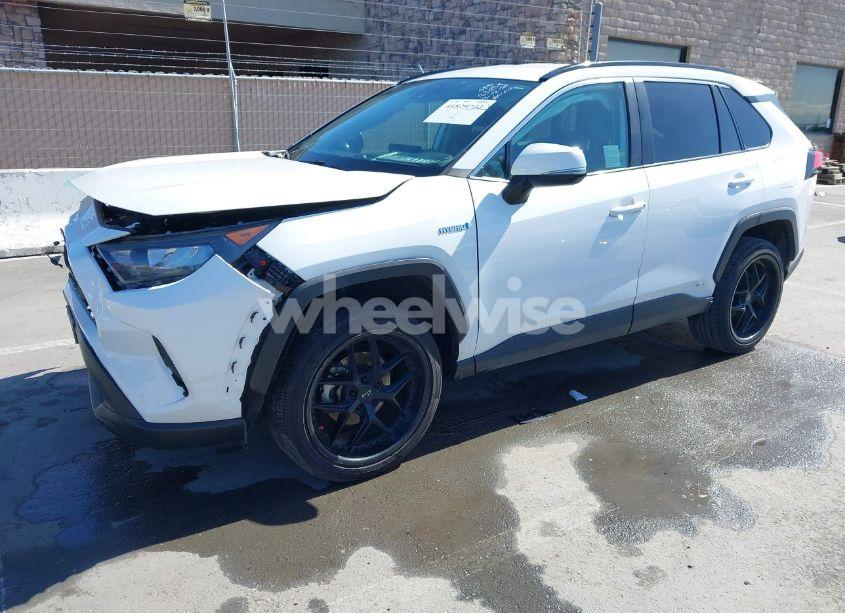 Photo 2 of 2021 Toyota Rav4 HYBRID LE (VIN 4T3M6RFV7MU027172)