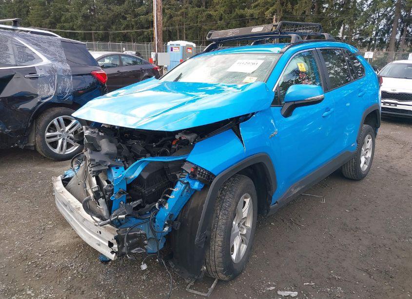 Photo 2 of 2021 Toyota Rav4 HYBRID LE (VIN 4T3MWRFV1MU049197)