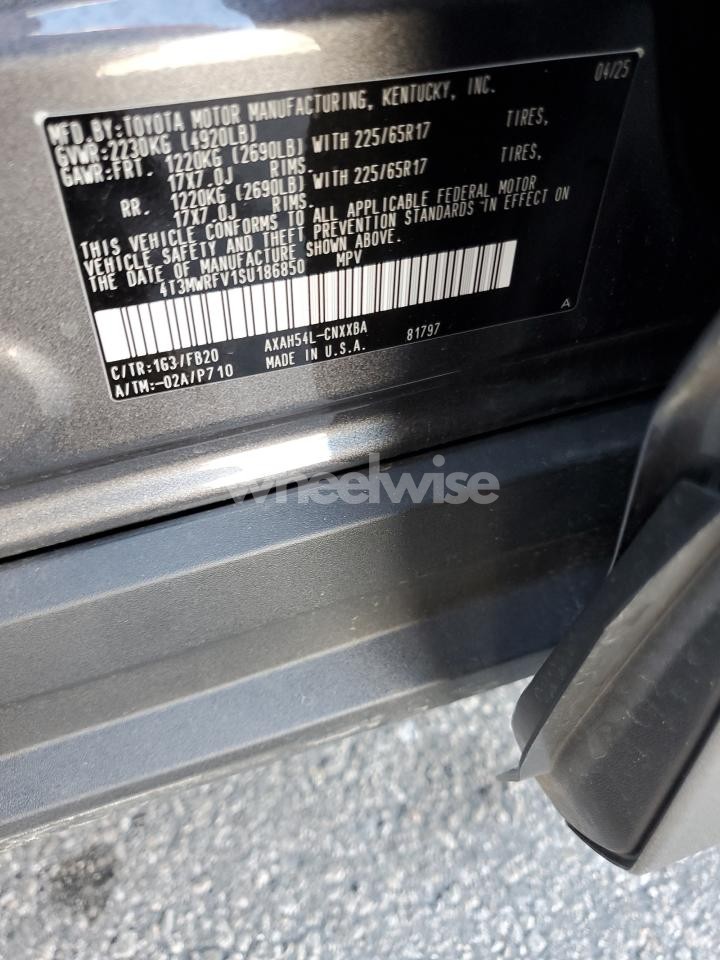 Photo 14 of 2025 TOYOTA RAV4 LE (VIN 4T3MWRFV1SU186850)
