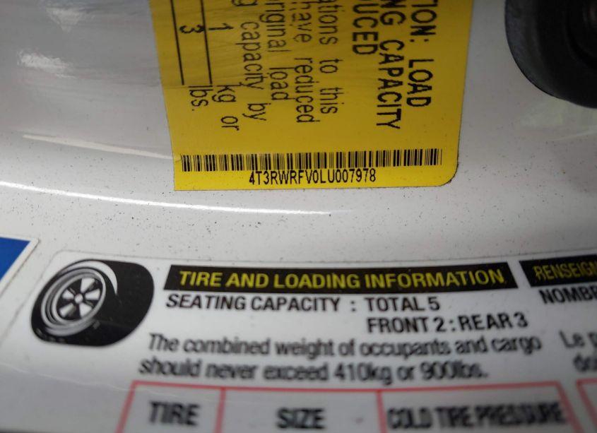Photo 9 of 2020 Toyota Rav4 HYBRID XLE (VIN 4T3RWRFV0LU007978)