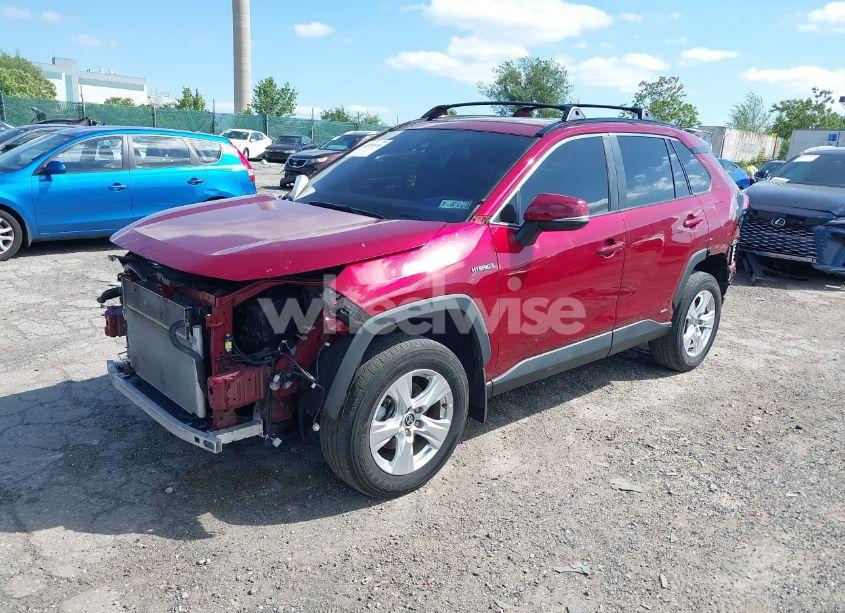 Photo 2 of 2021 Toyota Rav4 HYBRID XLE (VIN 4T3RWRFV0MU038715)