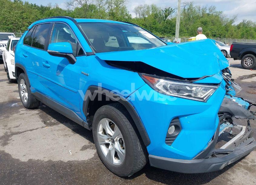 2021 Toyota Rav4 HYBRID XLE (VIN 4T3RWRFV3MU049319) main photo