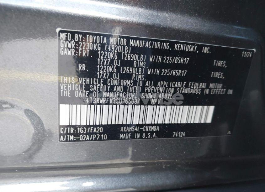 Photo 9 of 2025 Toyota Rav4 HYBRID XLE (VIN 4T3RWRFV3SU165097)