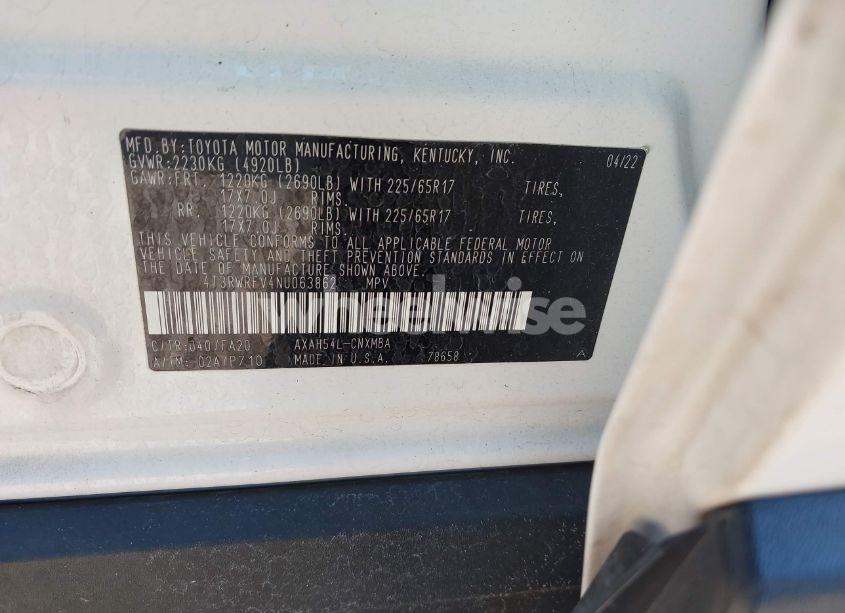 Photo 9 of 2022 Toyota Rav4 HYBRID XLE (VIN 4T3RWRFV4NU063862)