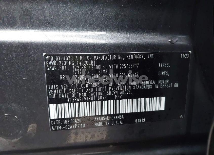 Photo 9 of 2024 Toyota Rav4 HYBRID XLE (VIN 4T3RWRFV4RU118042)