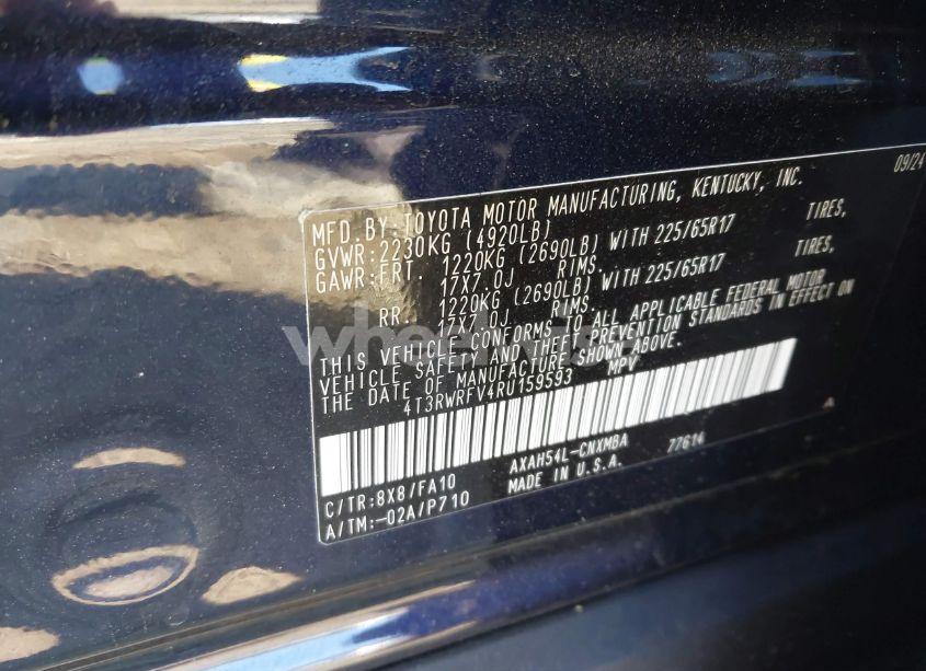 Photo 9 of 2024 Toyota Rav4 HYBRID XLE (VIN 4T3RWRFV4RU159593)