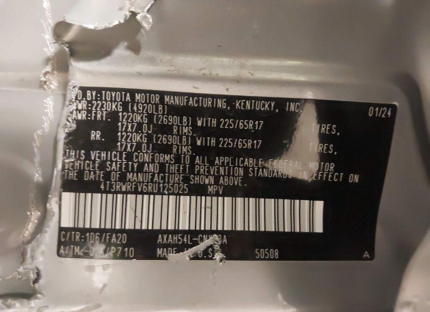 Photo 9 of 2024 Toyota Rav4 HYBRID XLE (VIN 4T3RWRFV6RU125025)