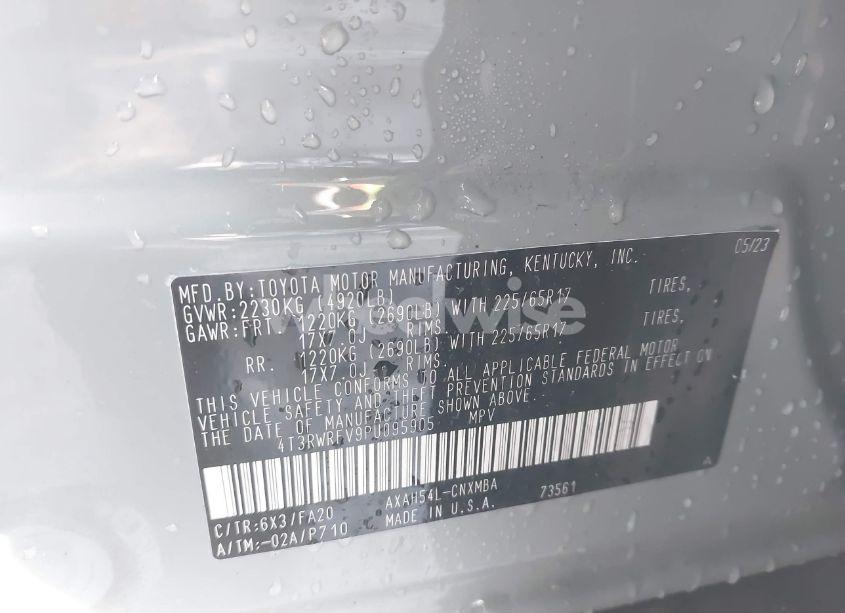 Photo 9 of 2023 Toyota Rav4 HYBRID XLE (VIN 4T3RWRFV9PU095905)