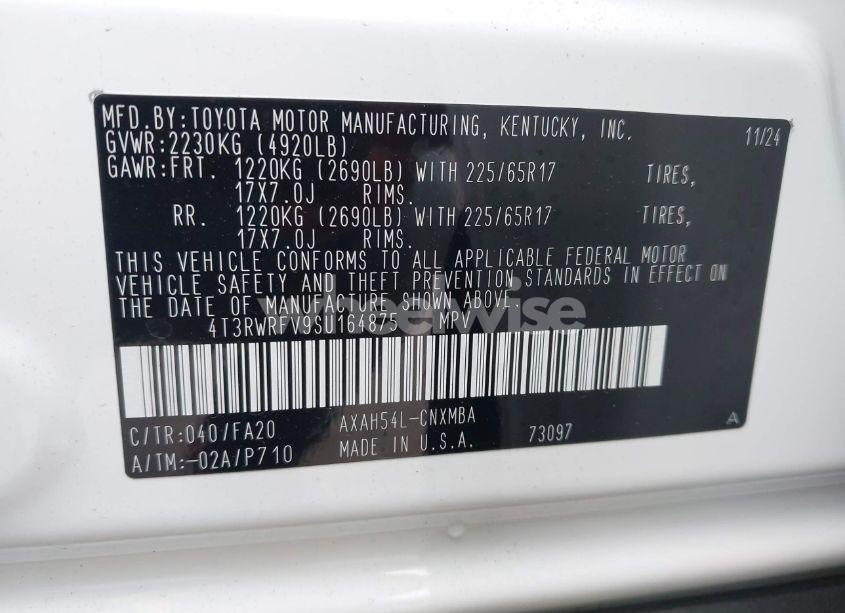 Photo 9 of 2025 Toyota Rav4 HYBRID XLE (VIN 4T3RWRFV9SU164875)