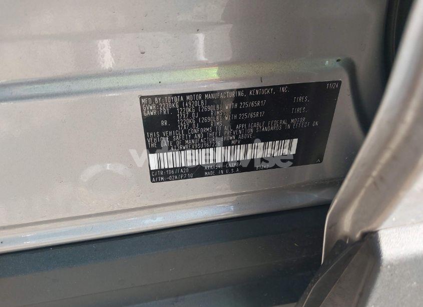 Photo 9 of 2025 Toyota Rav4 HYBRID XLE (VIN 4T3RWRFV9SU167226)