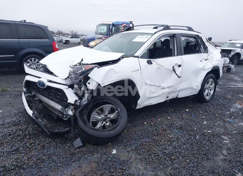 Photo 2 of 2021 Toyota Rav4 HYBRID XLE (VIN 4T3RWRFVXMU040343)