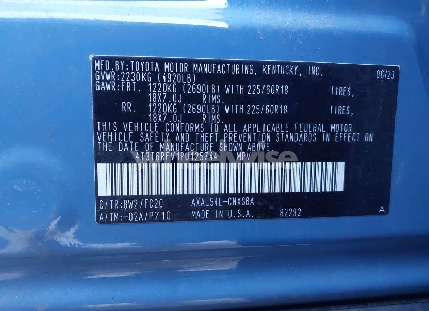 Photo 9 of 2023 Toyota Rav4 HYBRID SE (VIN 4T3T6RFV1PU125744)
