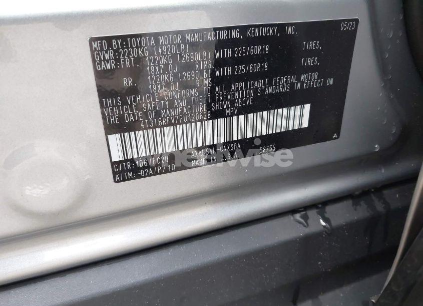 Photo 9 of 2023 Toyota Rav4 HYBRID SE (VIN 4T3T6RFV7PU120628)