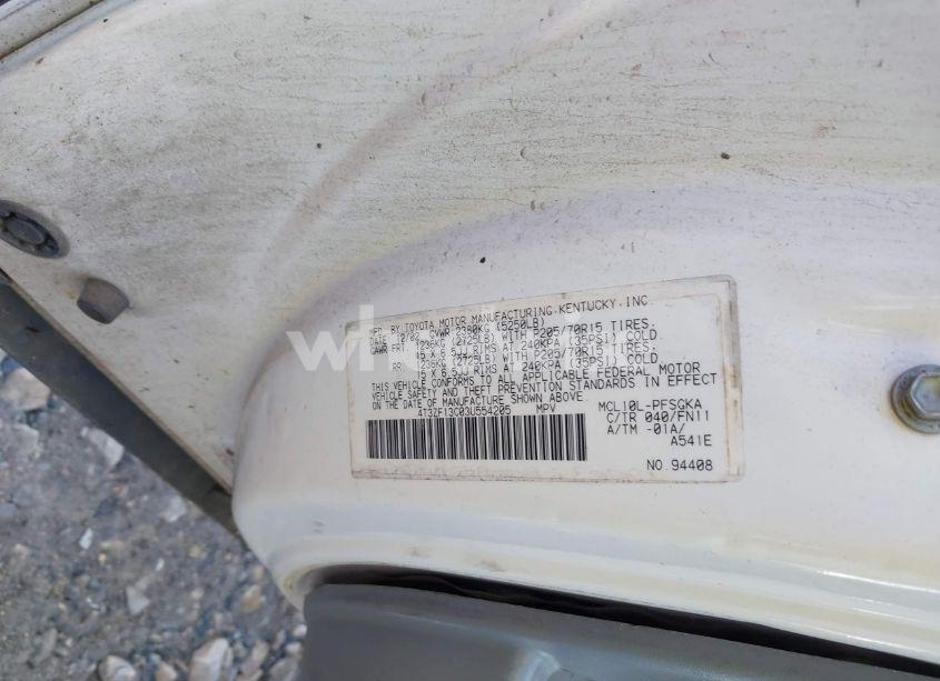 Photo 9 of 2003 Toyota Sienna LE (VIN 4T3ZF13C03U554205)