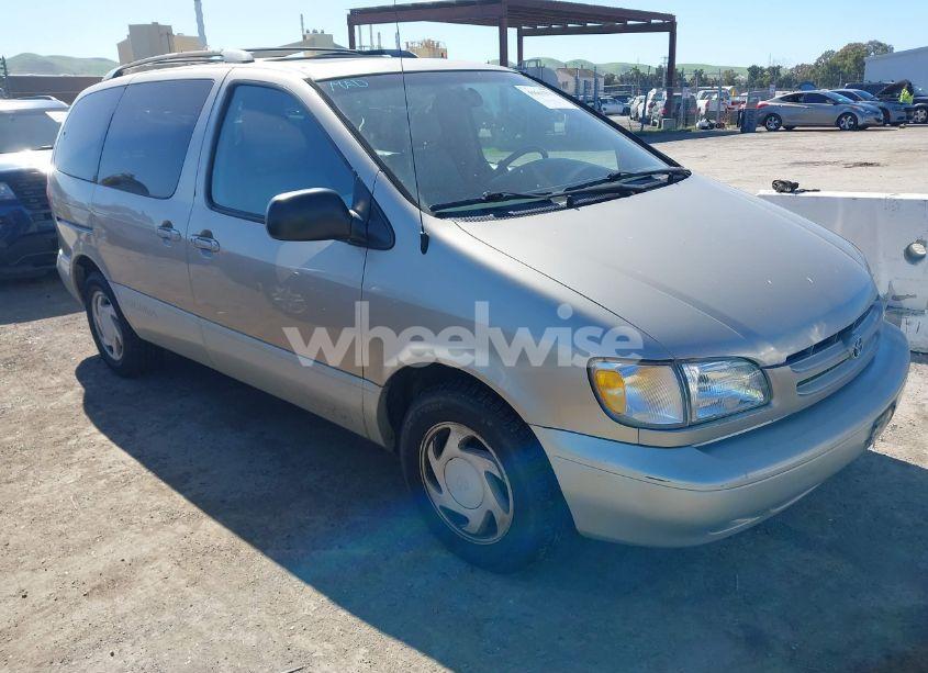 2000 Toyota Sienna XLE (VIN 4T3ZF13C2YU268945) main photo