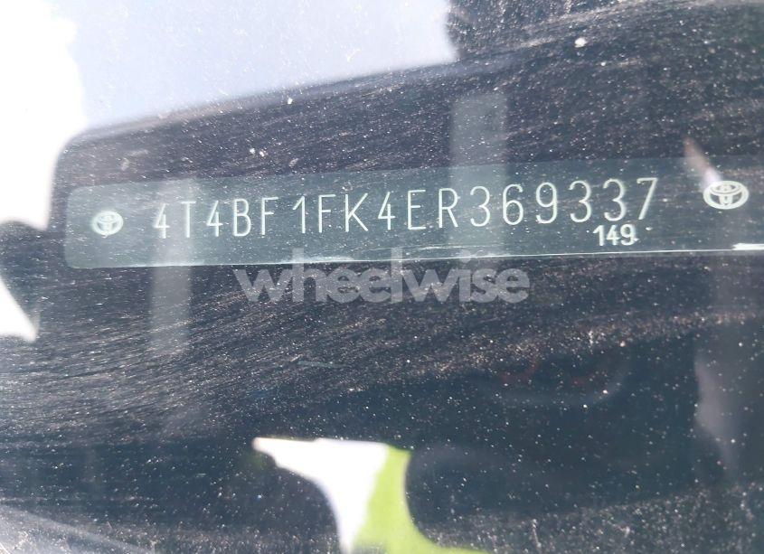 Photo 9 of 2014 Toyota Camry LE (VIN 4T4BF1FK4ER369337)