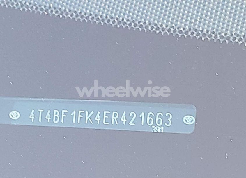 Photo 9 of 2014 Toyota Camry LE (VIN 4T4BF1FK4ER421663)