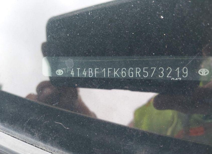 Photo 17 of 2016 Toyota Camry LE/SE/XLE/XSE (VIN 4T4BF1FK6GR573219)