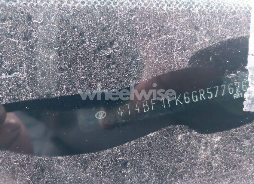 Photo 9 of 2016 Toyota Camry LE (VIN 4T4BF1FK6GR577626)