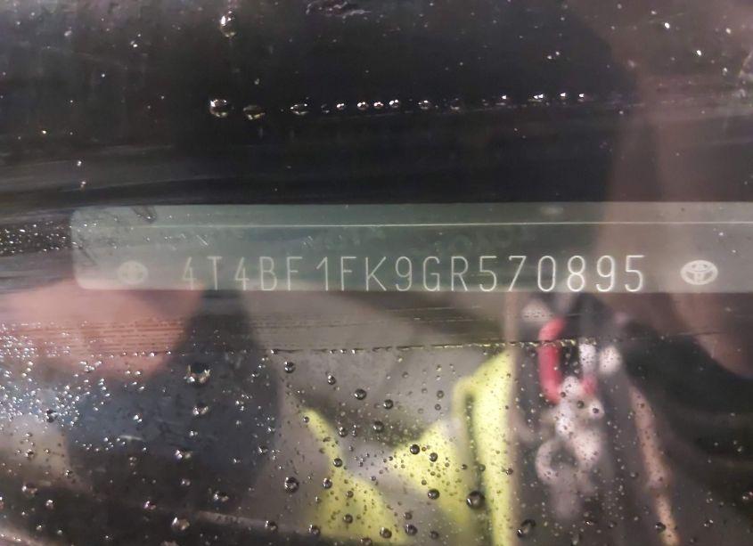 Photo 16 of 2016 Toyota Camry LE (VIN 4T4BF1FK9GR570895)