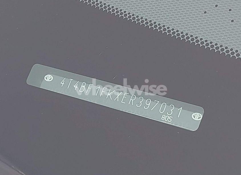 Photo 17 of 2014 Toyota Camry LE (VIN 4T4BF1FKXER397031)