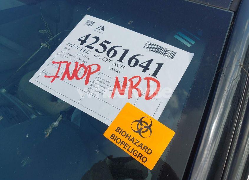 Photo 8 of 2010 Toyota Camry LE (VIN 4T4BF3EK1AR015623)