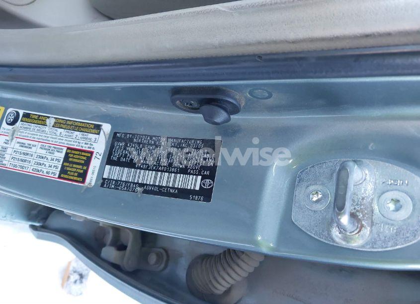 Photo 9 of 2010 Toyota Camry LE (VIN 4T4BF3EK7AR013861)