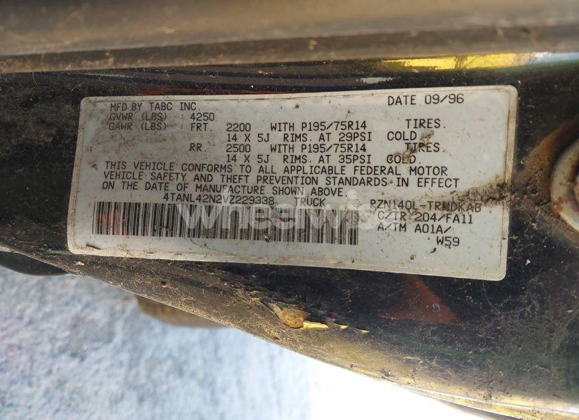 Photo 9 of 1997 Toyota Tacoma (VIN 4TANL42N2VZ229338)