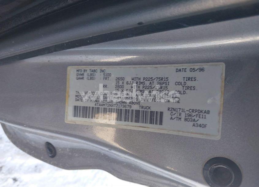 Photo 9 of 1996 Toyota Tacoma XTRACAB (VIN 4TAWM72NXTZ173679)
