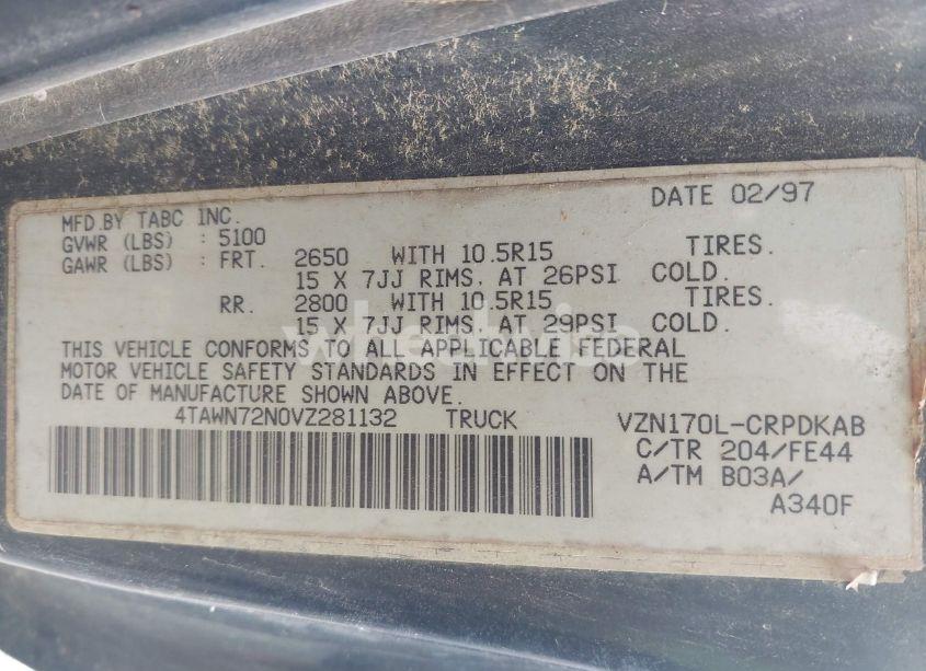 Photo 9 of 1997 Toyota Tacoma XTRACAB (VIN 4TAWN72N0VZ281132)
