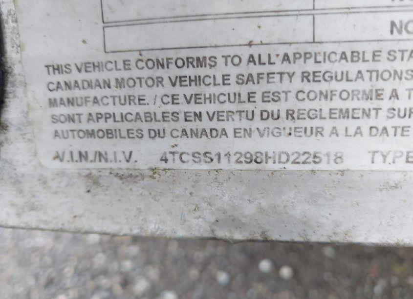 Photo 9 of 2000 Snowmobile & TRAILER (VIN 4TCSS11298HD22518)