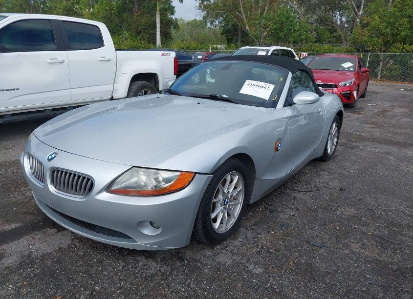 Photo 2 of 2003 Bmw Z4 2.5I (VIN 4USBT33413LR60621)