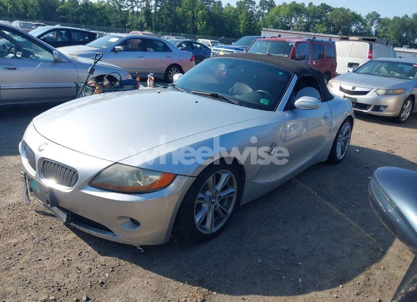 Photo 2 of 2003 Bmw Z4 3.0I (VIN 4USBT53493LU03726)