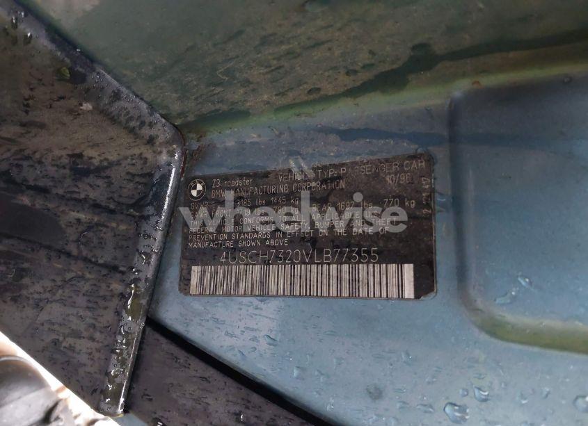 Photo 9 of 1997 Bmw Z3 1.9L (VIN 4USCH7320VLB77355)