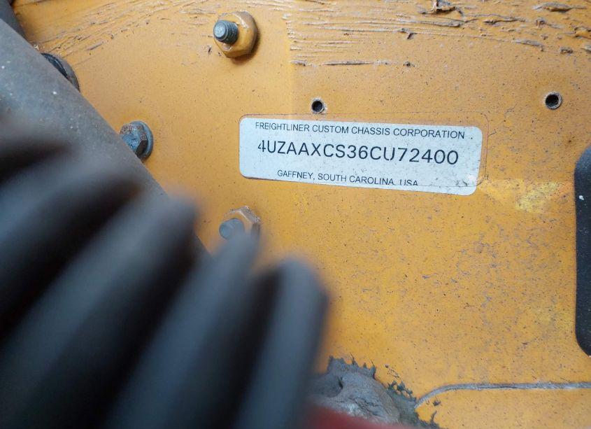 Photo 9 of 2006 Freightliner Chassis FS65 (VIN 4UZAAXCS36CU72400)