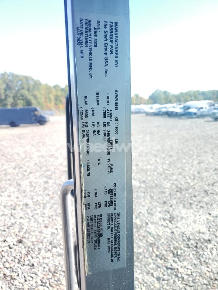 Photo 13 of 2021 FREIGHTLINER CHASSIS M LINE WALK-IN VAN (VIN 4UZAC2EA9MCMN0027)